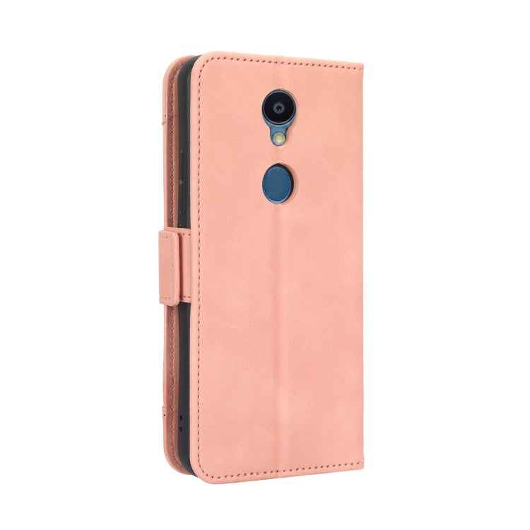 For Sharp Rouvo V Skin Feel Calf Texture Card Slots Leather Phone Case