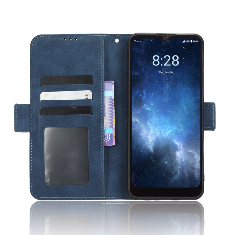 For Sharp Rouvo V Skin Feel Calf Texture Card Slots Leather Phone Case