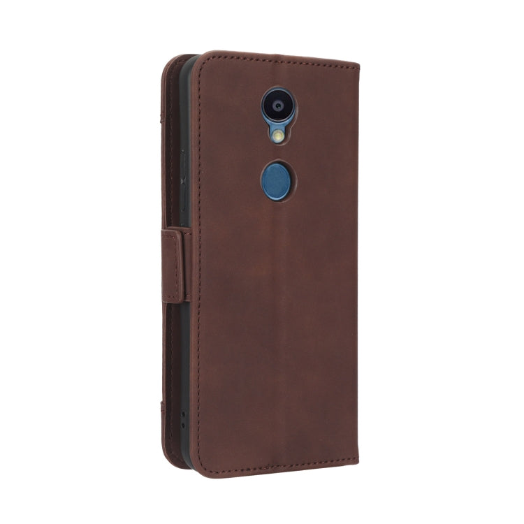 For Sharp Rouvo V Skin Feel Calf Texture Card Slots Leather Phone Case