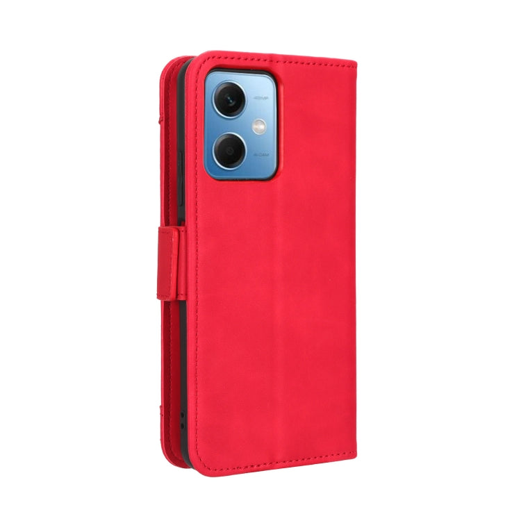 For Xiaomi Poco X5 5G / Redmi Note 12 5G Skin Feel Calf Texture Card Slots Leather Phone Case