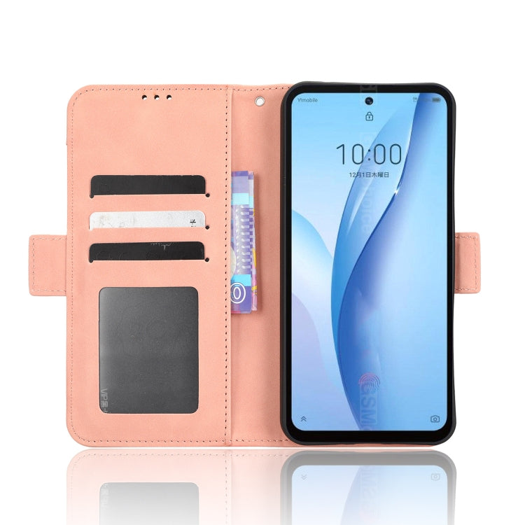 For ZTE Libero 5G III Skin Feel Calf Texture Card Slots Leather Phone Case