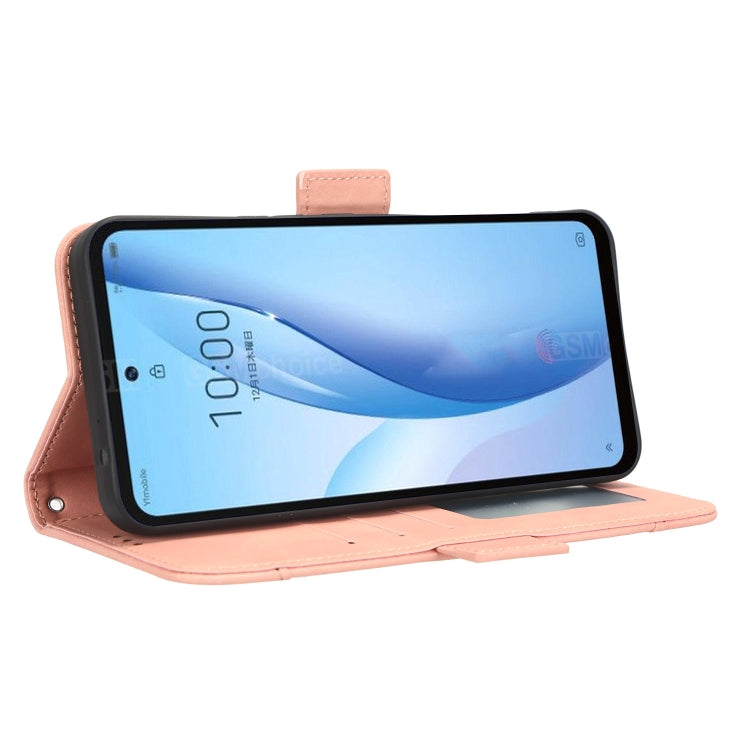 For ZTE Libero 5G III Skin Feel Calf Texture Card Slots Leather Phone Case