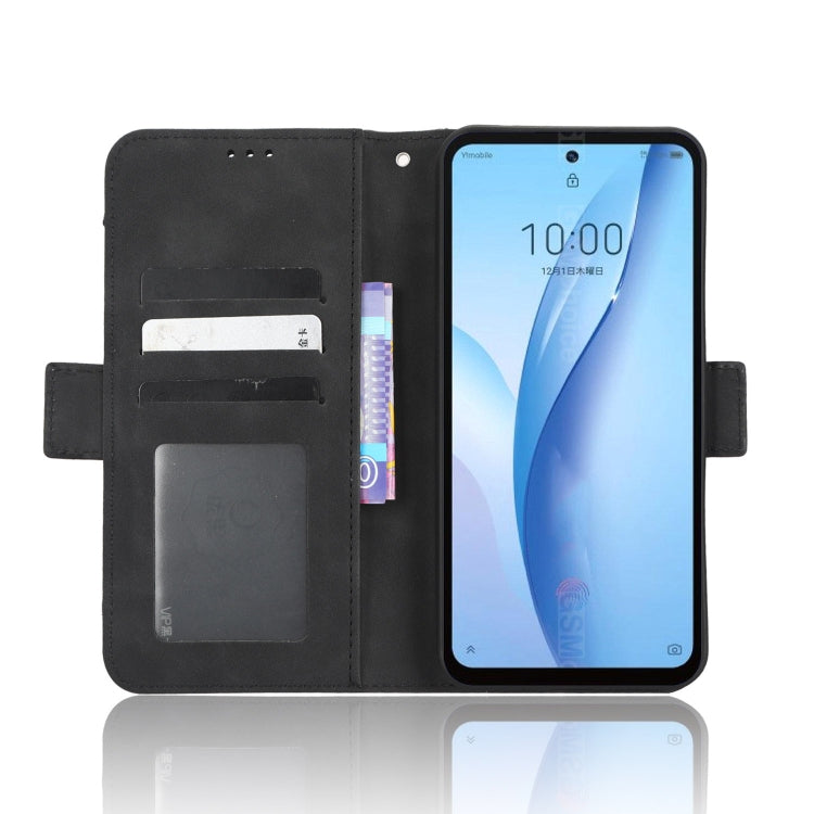 For ZTE Libero 5G III Skin Feel Calf Texture Card Slots Leather Phone Case