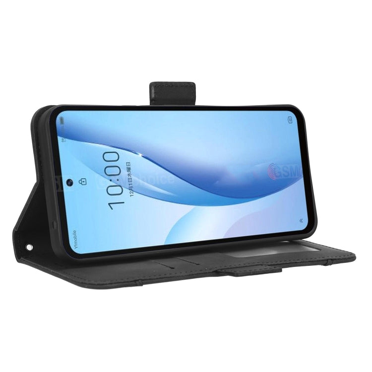 For ZTE Libero 5G III Skin Feel Calf Texture Card Slots Leather Phone Case