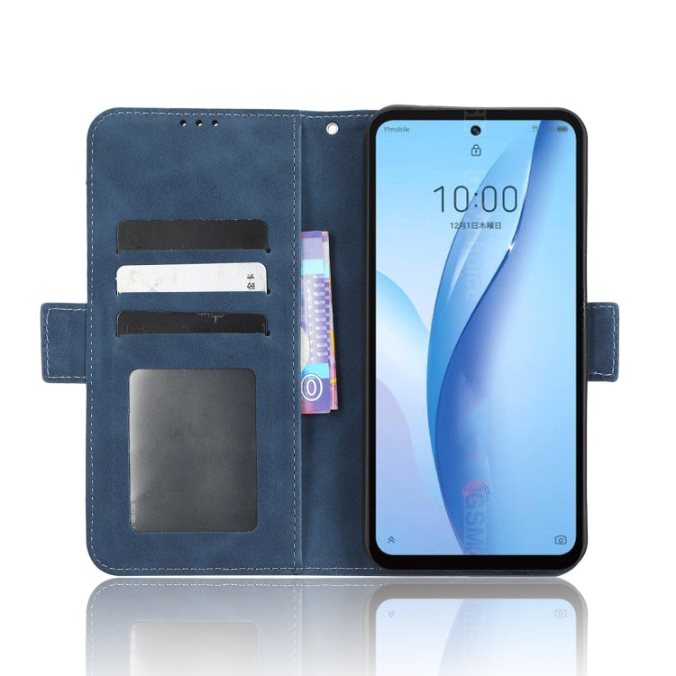 For ZTE Libero 5G III Skin Feel Calf Texture Card Slots Leather Phone Case