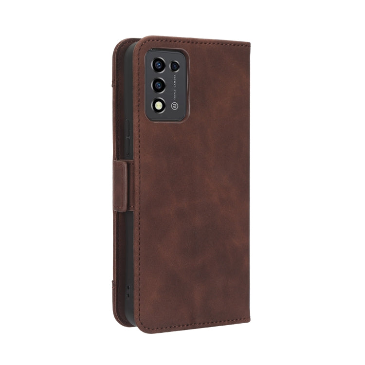 For ZTE Libero 5G III Skin Feel Calf Texture Card Slots Leather Phone Case