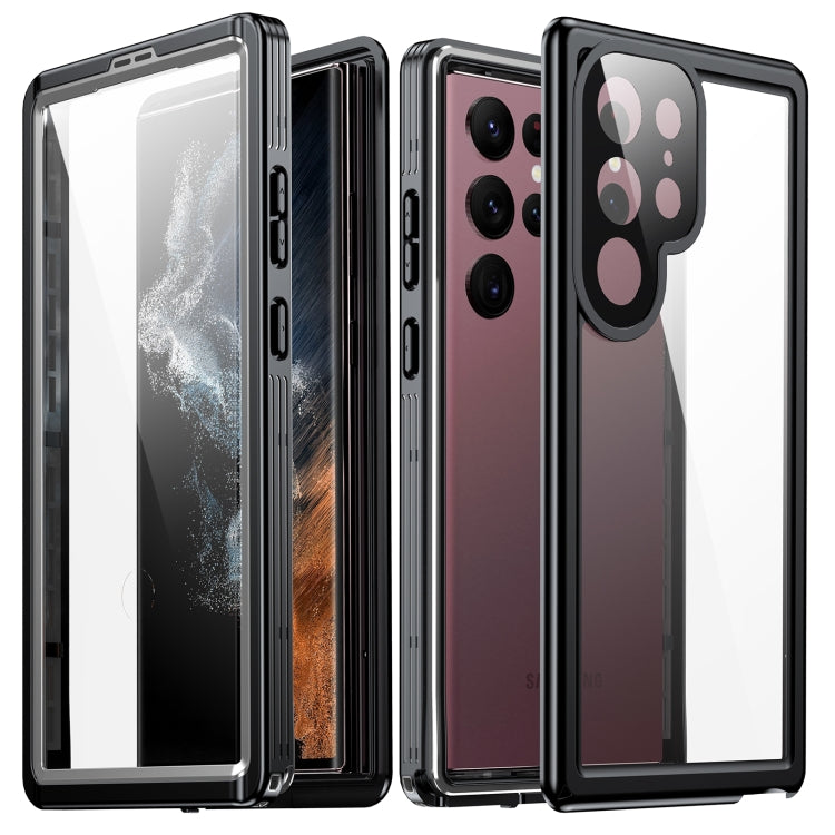 For Samsung Galaxy S23 Ultra 5G IP68 Waterproof Shockproof PC Phone Case