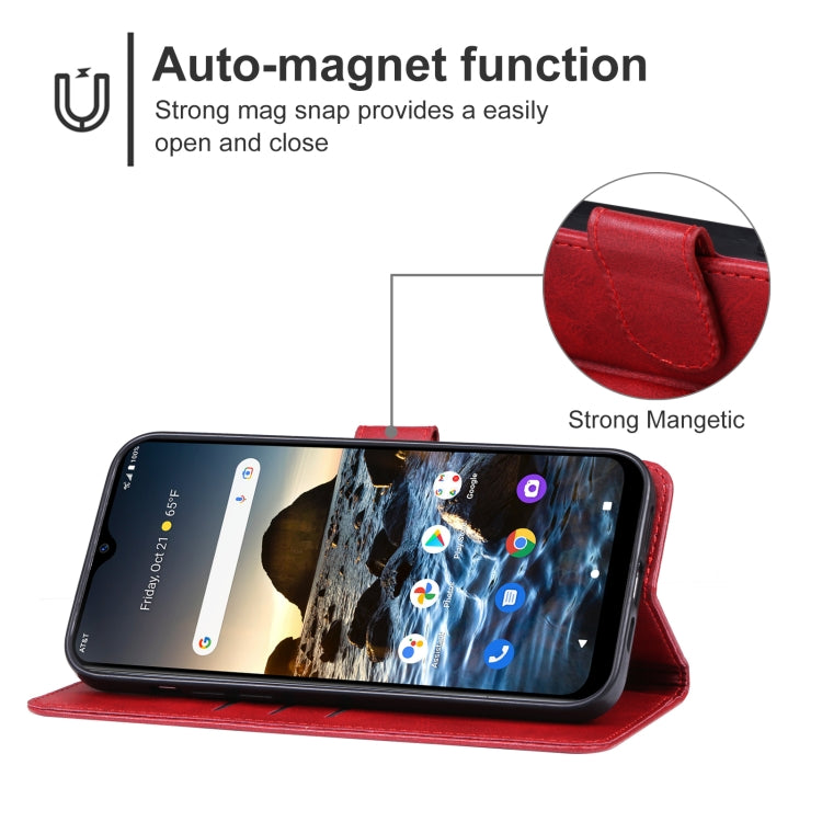 For AT&T Motivate Max U668AA Leather Phone Case