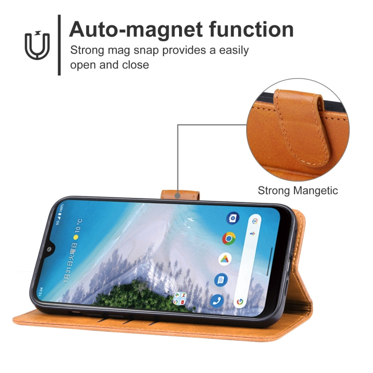 For Kyocera Android One S10 Leather Phone Case