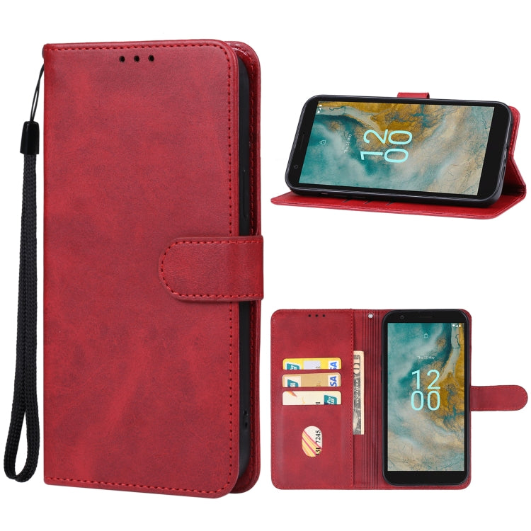 For Nokia C02 Leather Phone Case
