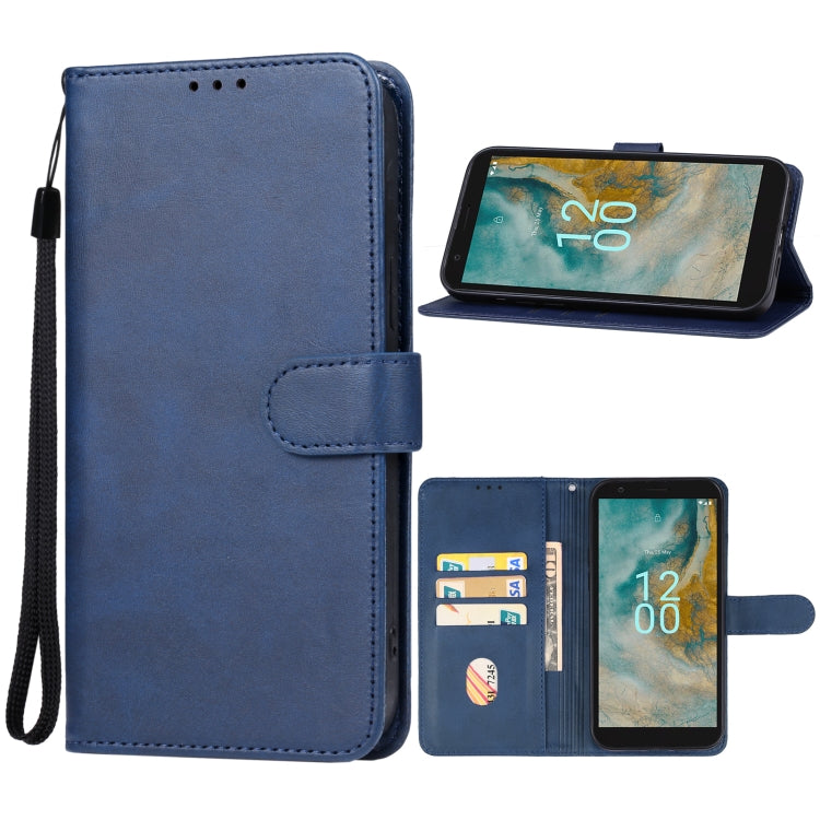For Nokia C02 Leather Phone Case