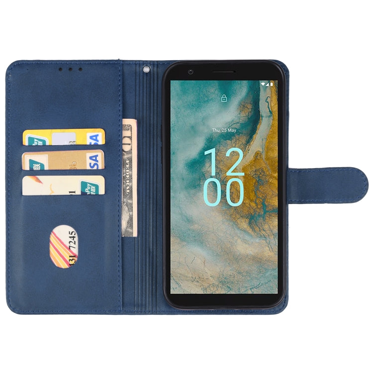 For Nokia C02 Leather Phone Case
