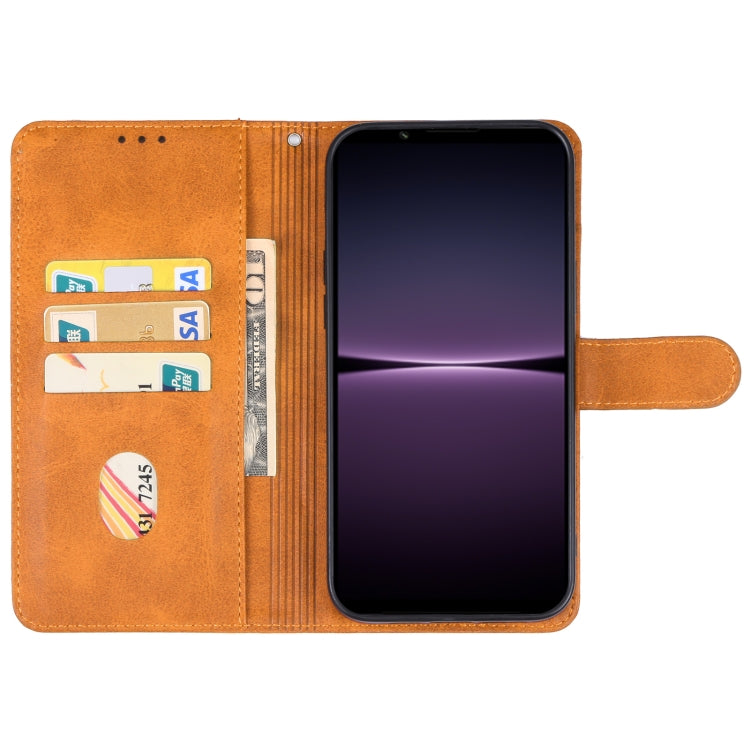 For Sony Xperia 1 V Leather Phone Case