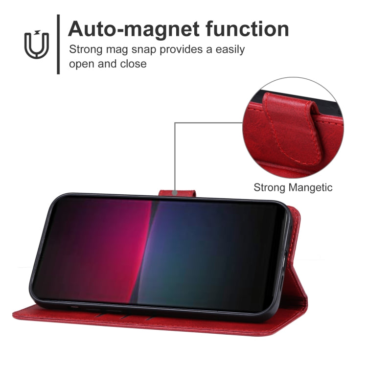 For Sony Xperia 10 V Leather Phone Case