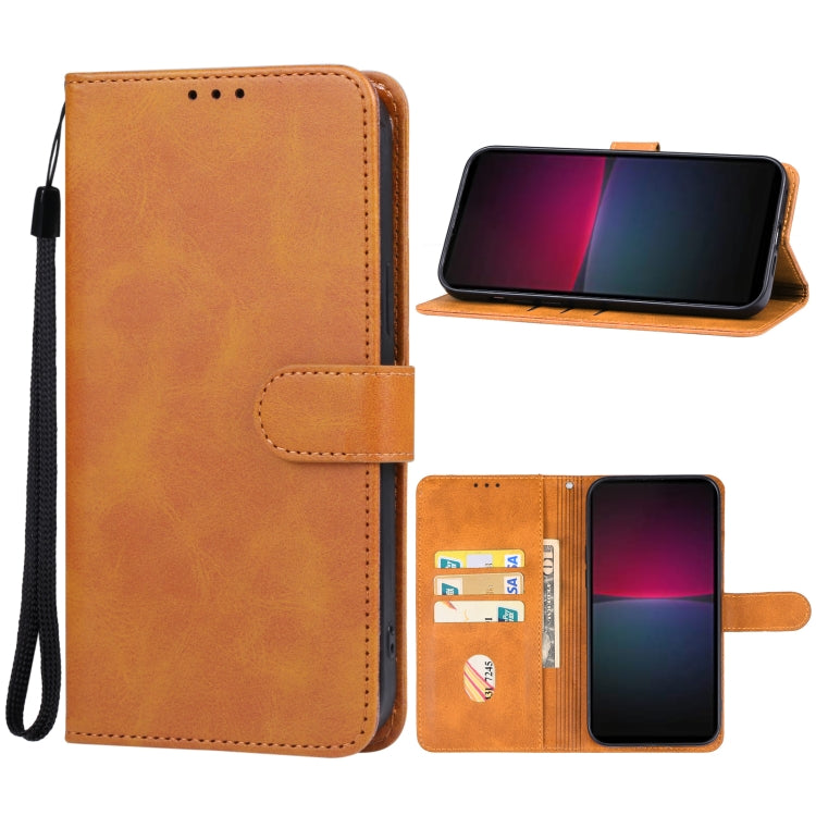 For Sony Xperia 10 V Leather Phone Case