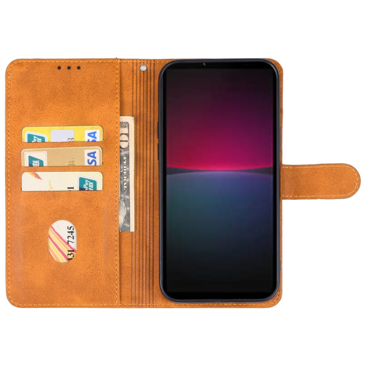 For Sony Xperia 10 V Leather Phone Case