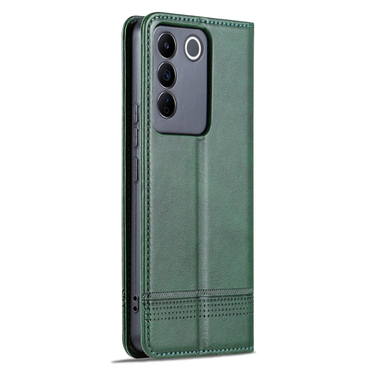 For vivo S16e AZNS Magnetic Calf Texture Flip Leather Phone Case