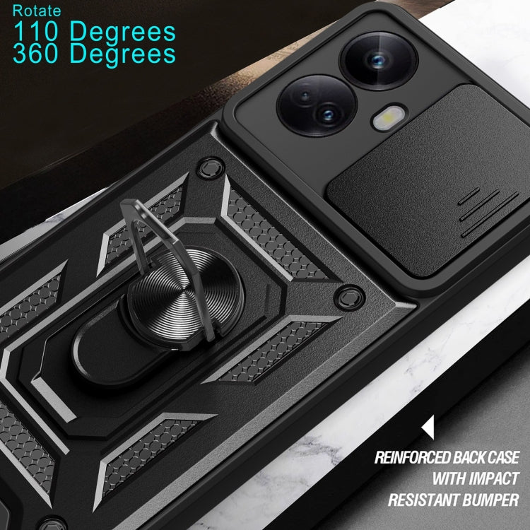 For Realme 10 Pro+ 5G Sliding Camera Cover Design Phone Case