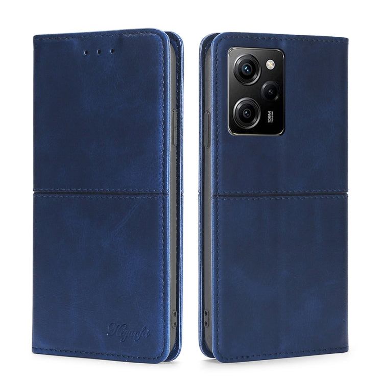 For Xiaomi Poco X5 Pro / Redmi Note 12 Pro Speed Cow Texture Magnetic Horizontal Flip Leather Phone Case
