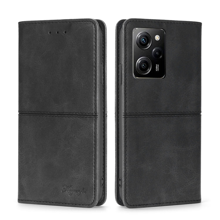 For Xiaomi Poco X5 Pro / Redmi Note 12 Pro Speed Cow Texture Magnetic Horizontal Flip Leather Phone Case