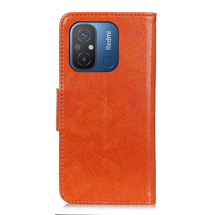 For Xiaomi Redmi 12C/11A Nappa Texture Leather Phone Case