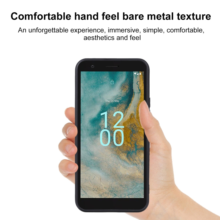 For Nokia C02 TPU Phone Case(Black)