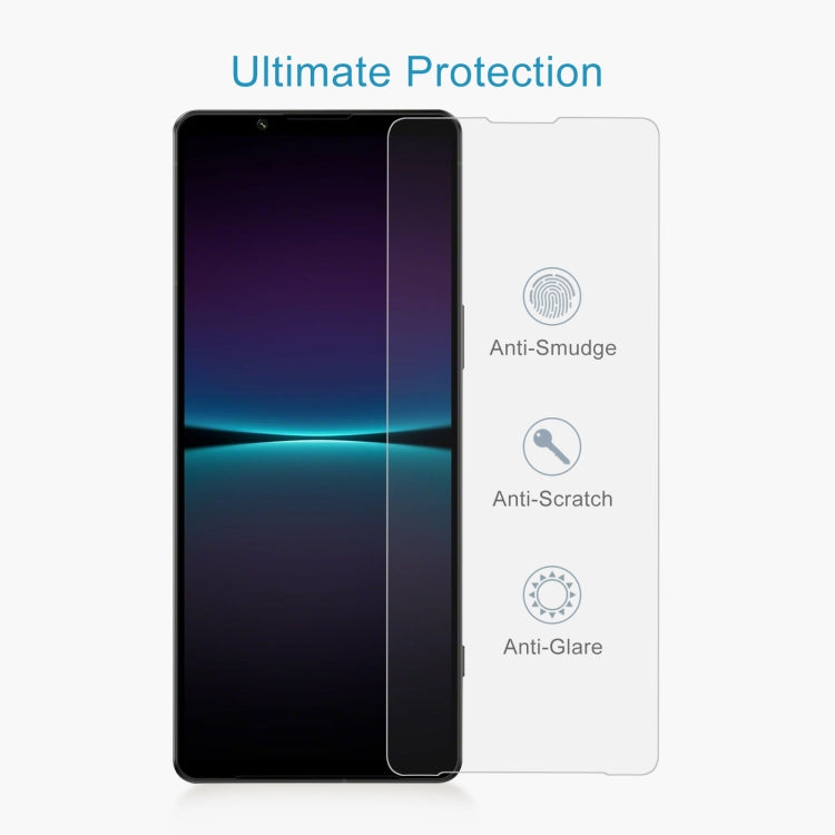 For Sony Xperia 1 V 10pcs 0.26mm 9H 2.5D Tempered Glass Film