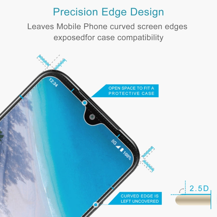 For Kyocera Android One S10 50pcs 0.26mm 9H 2.5D Tempered Glass Film