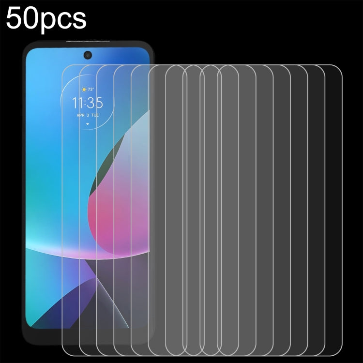 For Motorola Moto G Power 2023 50pcs 0.26mm 9H 2.5D Tempered Glass Film