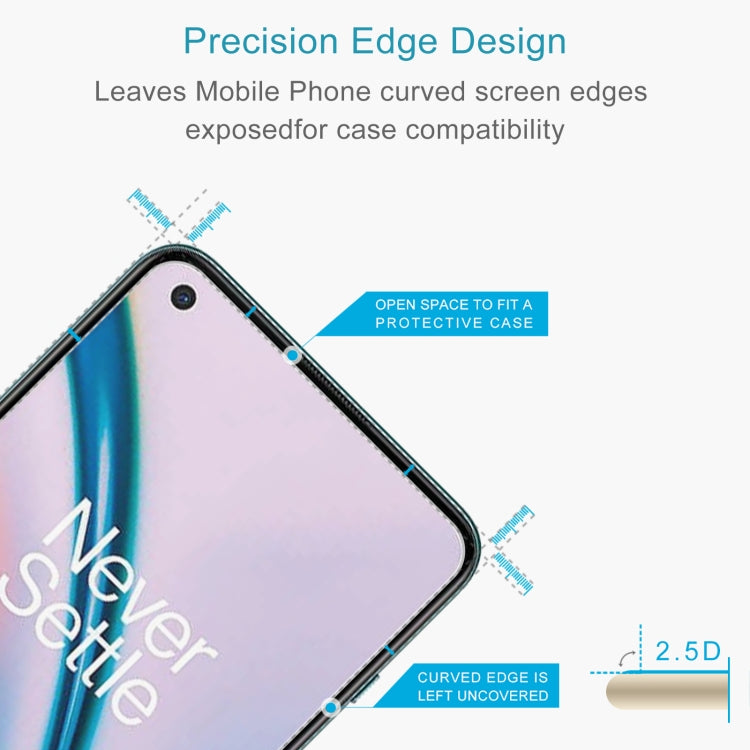 For OnePlus Nord 3 50pcs 0.26mm 9H 2.5D Tempered Glass Film