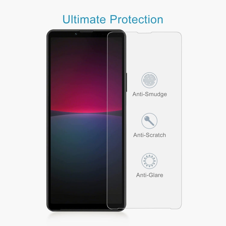 For Sony Xperia 10 V 50pcs 0.26mm 9H 2.5D Tempered Glass Film