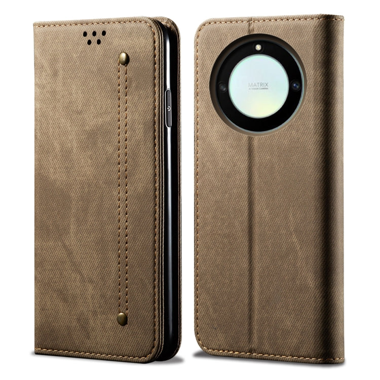 For Honor X40 Denim Texture Leather Phone Case