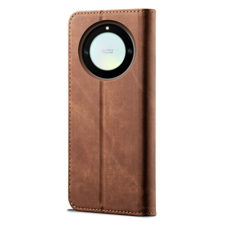 For Honor X40 Denim Texture Leather Phone Case