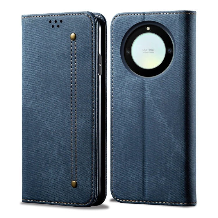 For Honor X40 Denim Texture Leather Phone Case