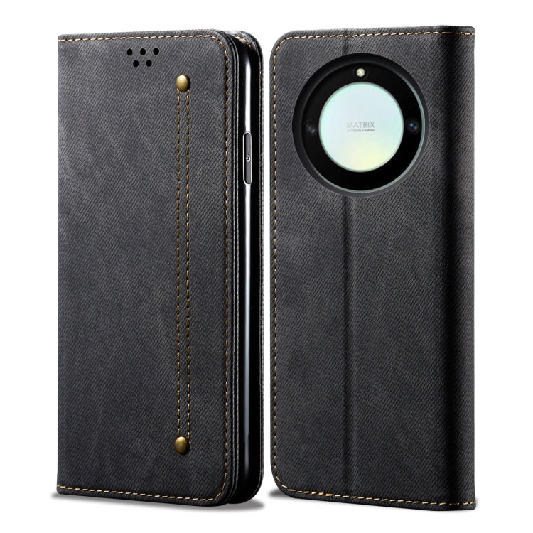 For Honor X40 Denim Texture Leather Phone Case