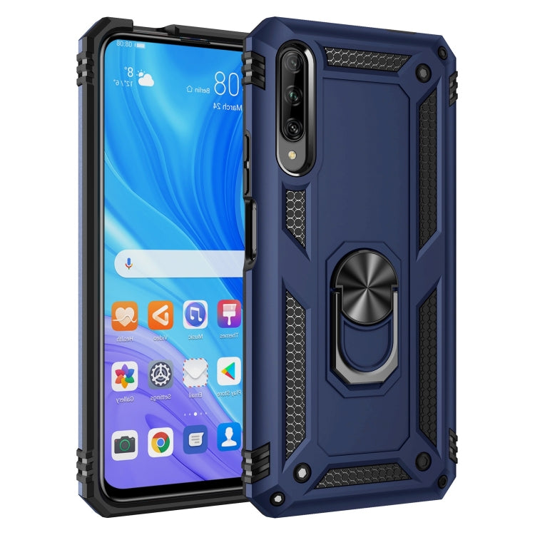For Huawei Y9s Shockproof TPU + PC Protective Case with 360 Degree Rotating Holder