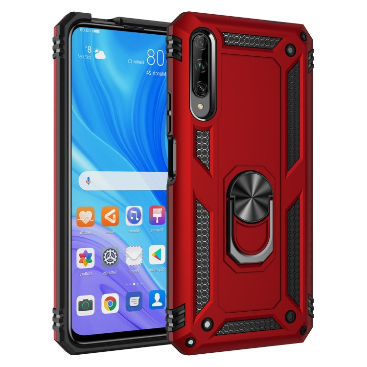 For Huawei Y9s Shockproof TPU + PC Protective Case with 360 Degree Rotating Holder