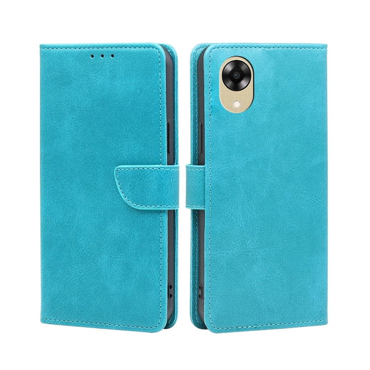 For OPPO A17k Calf Texture Buckle Flip Leather Phone Case
