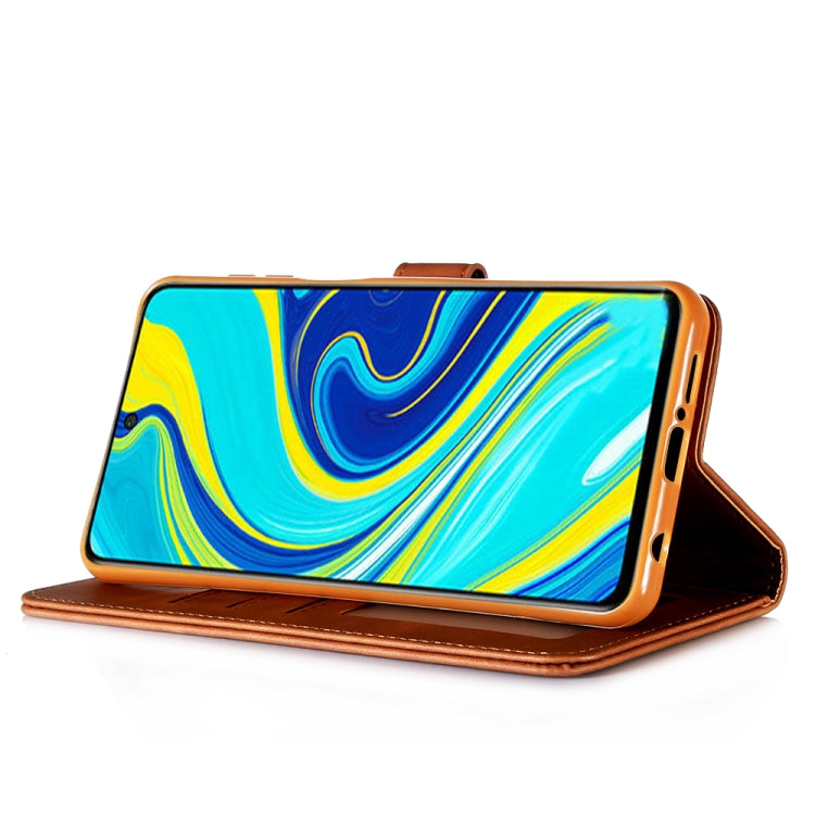 For Xiaomi Redmi Note 9S / 9 Pro / 9 Pro Max Diaobaolee Pure Fresh Texture Horizontal Flip Leather Case with Holder & Card Slot & Wallet & Photo Frame