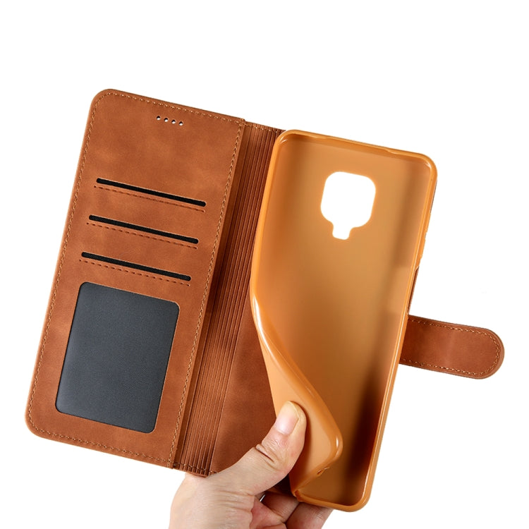 For Xiaomi Redmi Note 9S / 9 Pro / 9 Pro Max Diaobaolee Pure Fresh Texture Horizontal Flip Leather Case with Holder & Card Slot & Wallet & Photo Frame