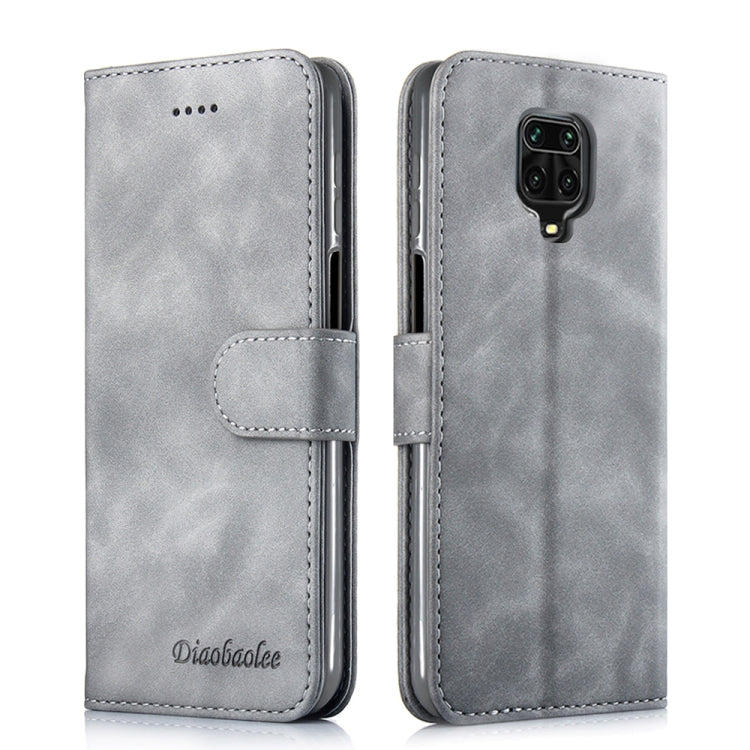 For Xiaomi Redmi Note 9S / 9 Pro / 9 Pro Max Diaobaolee Pure Fresh Texture Horizontal Flip Leather Case with Holder & Card Slot & Wallet & Photo Frame