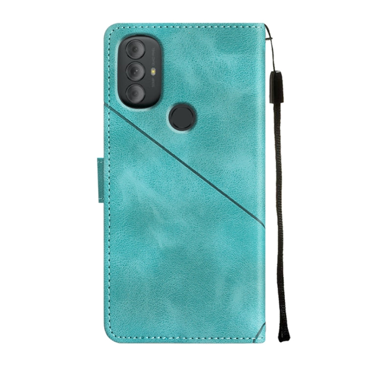 For Motorola Moto G Power 2022 Skin-feel Embossed Leather Phone Case