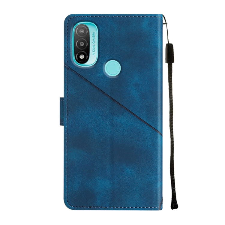 For Motorola Moto E30 / E40 / E20 Skin-feel Embossed Leather Phone Case