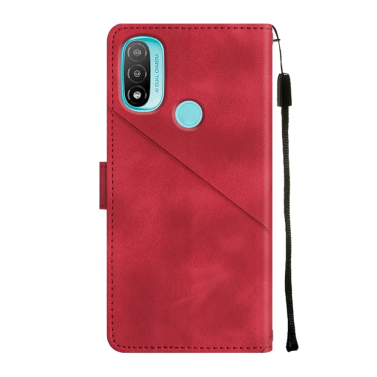 For Motorola Moto E30 / E40 / E20 Skin-feel Embossed Leather Phone Case