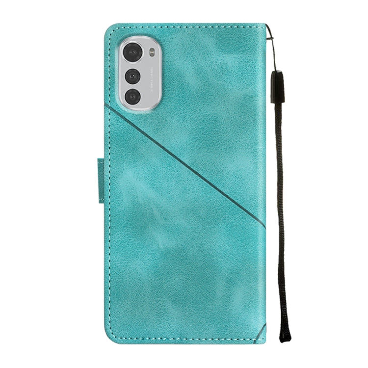 For Motorola Moto E32 4G / E32S Skin-feel Embossed Leather Phone Case