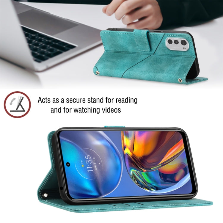 For Motorola Moto E32 4G / E32S Skin-feel Embossed Leather Phone Case