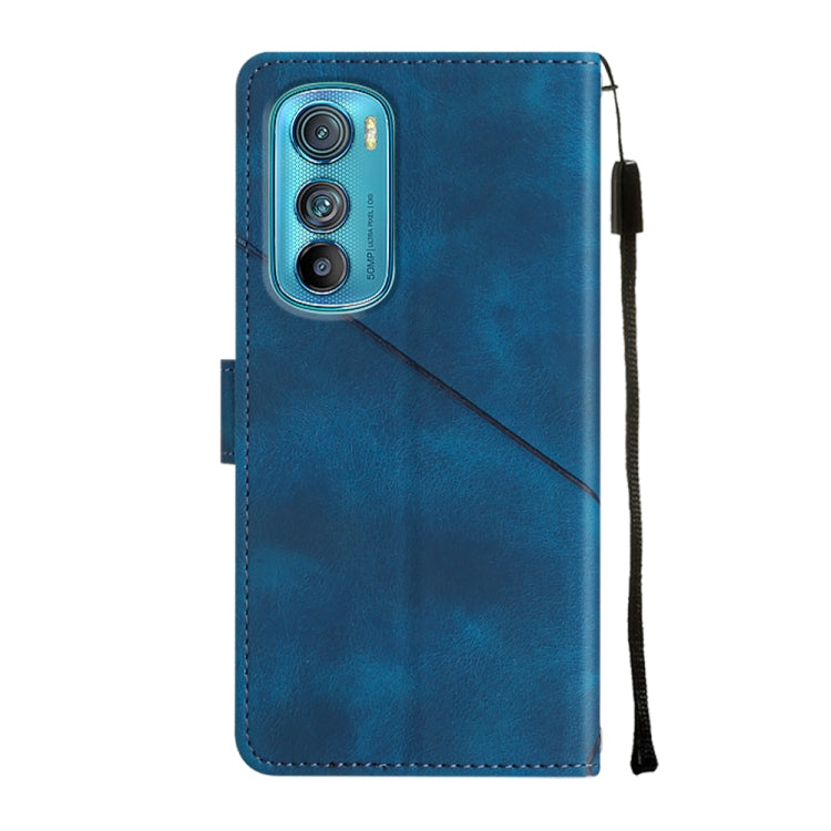 For Motorola Moto Edge 30 Skin-feel Embossed Leather Phone Case