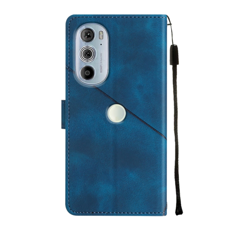 For Motorola Edge 30 Pro / Edge+ 2022 Skin-feel Embossed Leather Phone Case