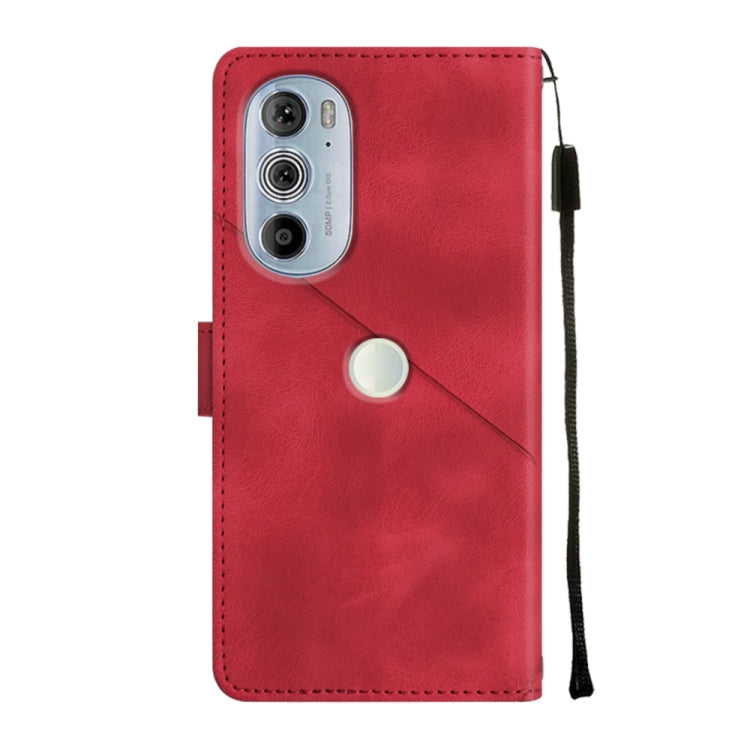 For Motorola Edge 30 Pro / Edge+ 2022 Skin-feel Embossed Leather Phone Case