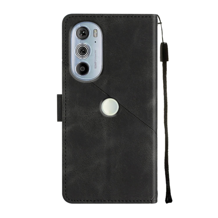For Motorola Edge 30 Pro / Edge+ 2022 Skin-feel Embossed Leather Phone Case